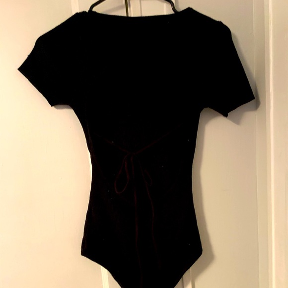 Tops Back Out Bodysuit Poshmark